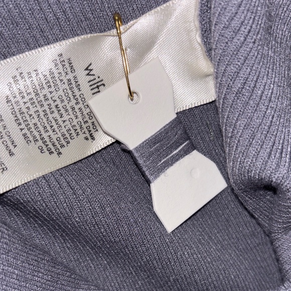 Wilfred Gray/Blue Wrap Top ( all tied up top Ardoise Blue) - Picture 3 of 4